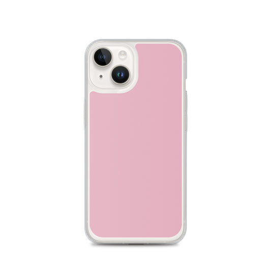 Melanie Pink iPhone Clear Thin Case Plain Color CREATIVETECH