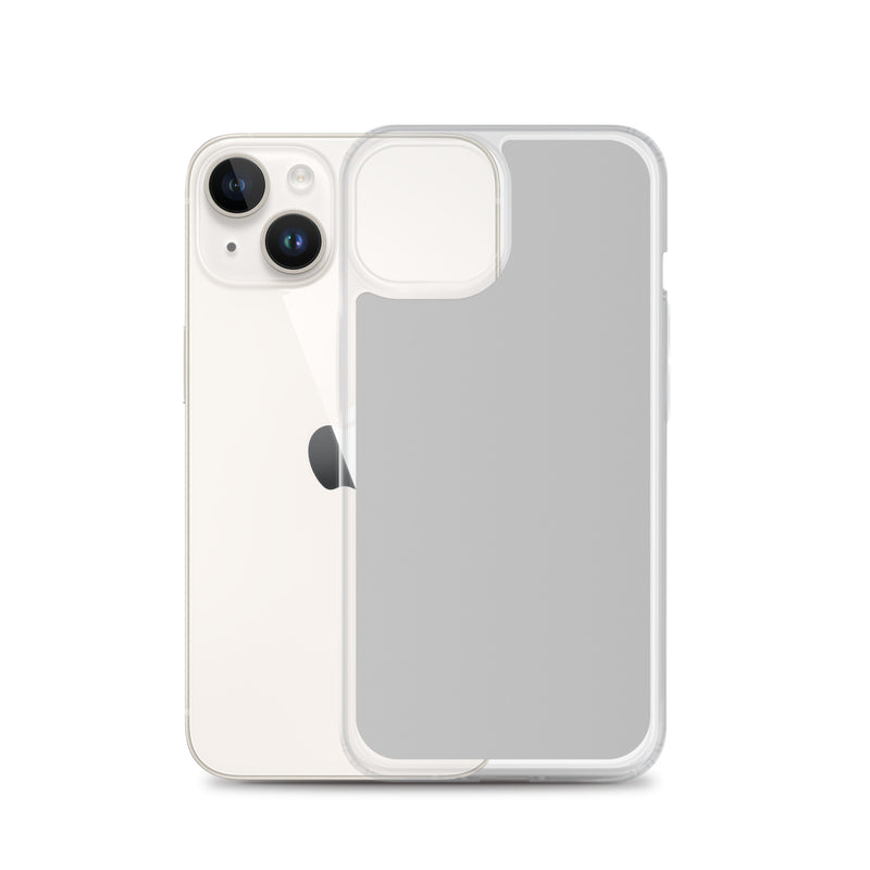 Load image into Gallery viewer, Plain Color Silver Grey iPhone Case Clear Bump Resistant Flexible CREATIVETECH
