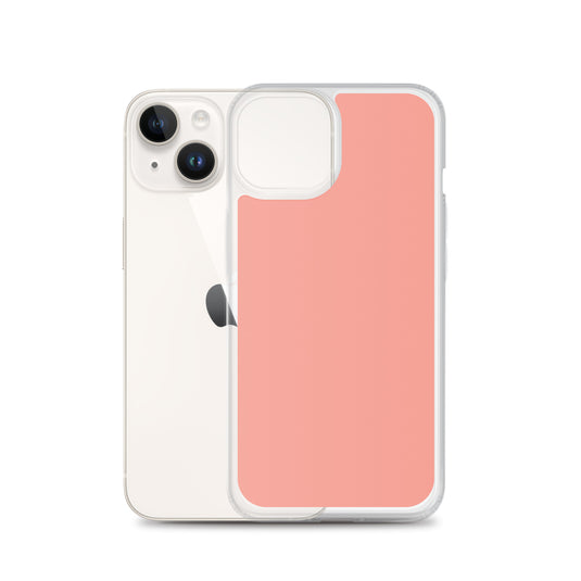 Plain Color Mona Lisa Pink iPhone Case Clear Bump Resistant Flexible CREATIVETECH