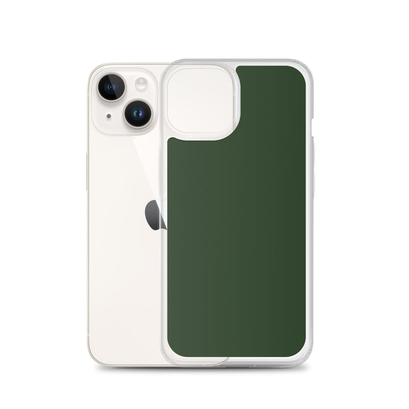 Load image into Gallery viewer, Plain Color Sage Green iPhone Case Clear Bump Resistant CREATIVETECH