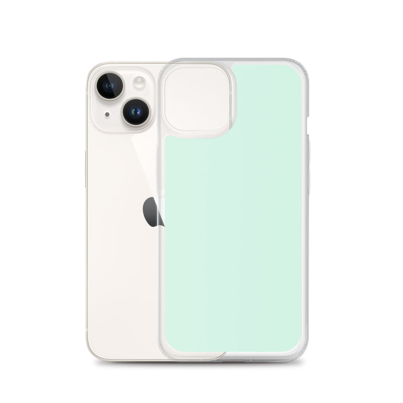 Load image into Gallery viewer, Plain Color Humming Bird Green iPhone Case Clear Bump Resistant CREATIVETECH