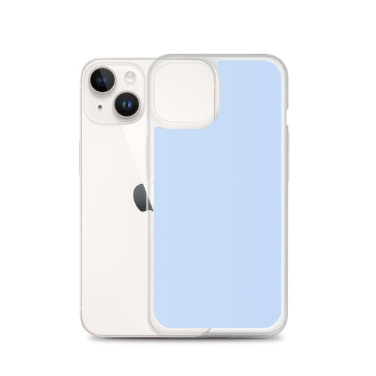 Plain Color Hawkes Blue iPhone Case Clear Bump Resistant CREATIVETECH