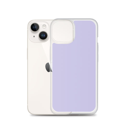 Melrose Purple Blue iPhone Clear Thin Case Plain Color CREATIVETECH