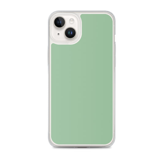 Plain Color Sea Green iPhone Case Clear Bump Resistant CREATIVETECH