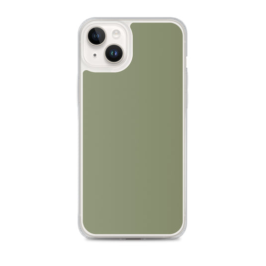 Plain Color Finch Green iPhone Case Clear Bump Resistant CREATIVETECH