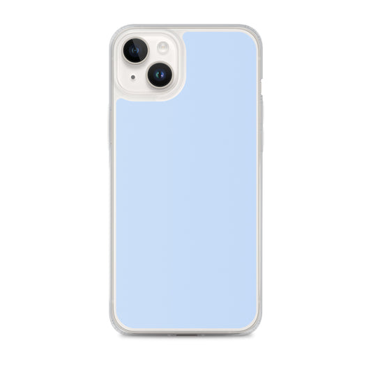 Plain Color Hawkes Blue iPhone Case Clear Bump Resistant CREATIVETECH