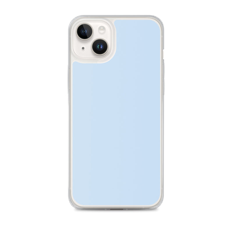 Load image into Gallery viewer, Plain Color Pattens Blue iPhone Case Clear Bump Resistant CREATIVETECH