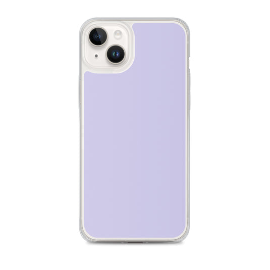 Melrose Purple Blue iPhone Clear Thin Case Plain Color CREATIVETECH