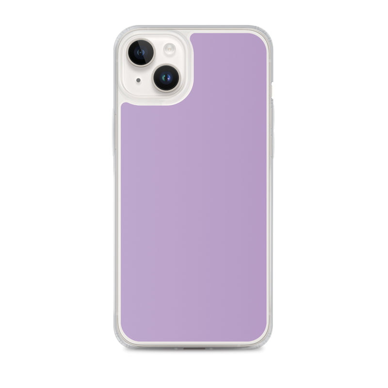 Load image into Gallery viewer, East Side Violet Purple iPhone Clear Thin Case Plain Color CREATIVETECH