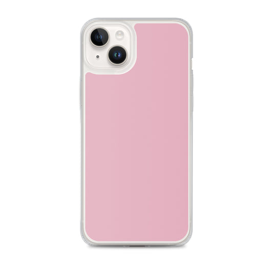 Melanie Pink iPhone Clear Thin Case Plain Color CREATIVETECH