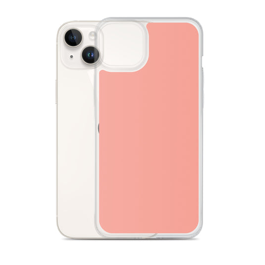 Plain Color Mona Lisa Pink iPhone Case Clear Bump Resistant Flexible CREATIVETECH