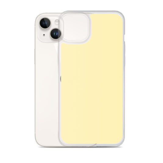 Plain Color Banana Yellow iPhone Case Clear Bump Resistant CREATIVETECH