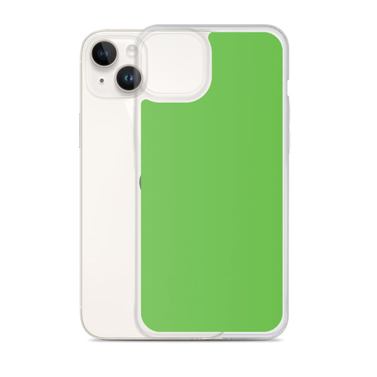 Plain Color Kelly Green iPhone Case Clear Bump Resistant CREATIVETECH