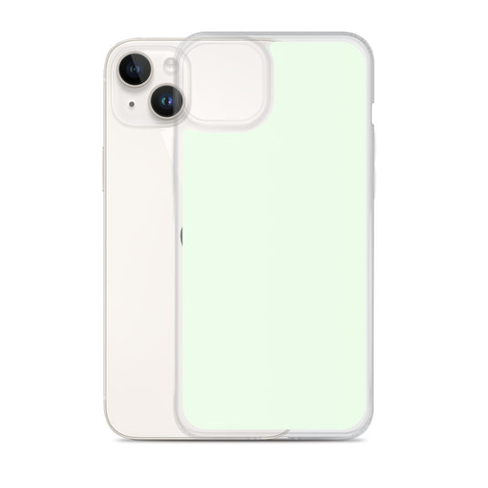 Plain Color Honeydew Green iPhone Case Clear Bump Resistant CREATIVETECH