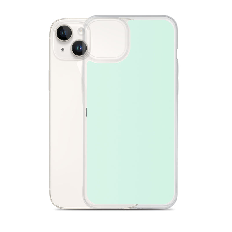 Load image into Gallery viewer, Plain Color Humming Bird Green iPhone Case Clear Bump Resistant CREATIVETECH