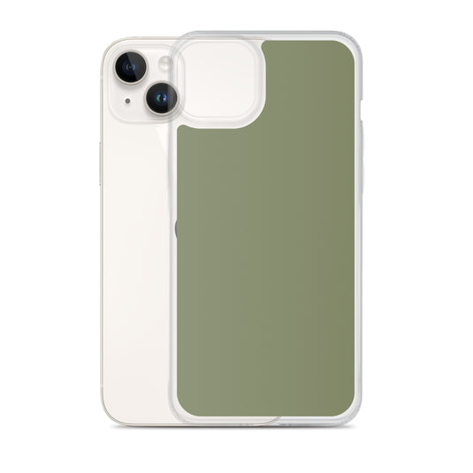 Plain Color Finch Green iPhone Case Clear Bump Resistant CREATIVETECH