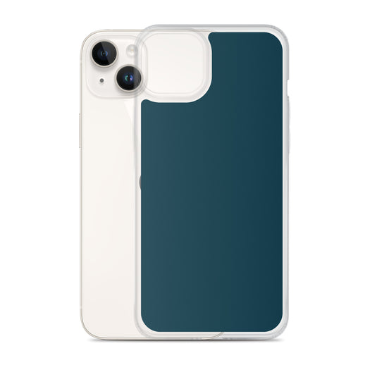 Plain Color Blue Whale iPhone Case Clear Bump Resistant CREATIVETECH