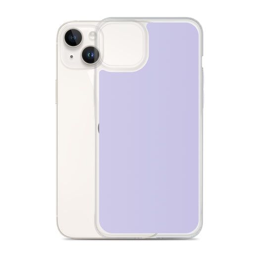 Melrose Purple Blue iPhone Clear Thin Case Plain Color CREATIVETECH