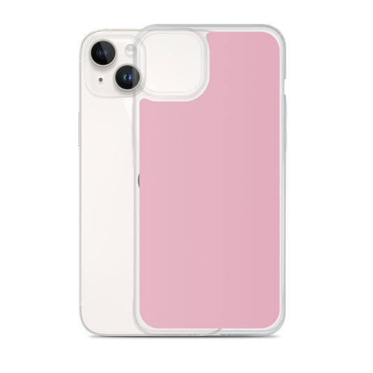 Melanie Pink iPhone Clear Thin Case Plain Color CREATIVETECH