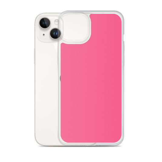Brink Pink iPhone Clear Thin Case Plain Color CREATIVETECH