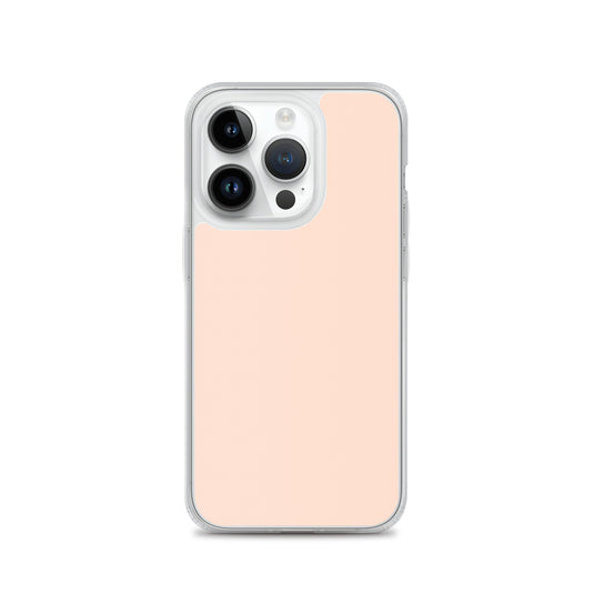 Plain Color Cinderella Orange Pink iPhone Case Clear Bump Resistant Flexible CREATIVETECH