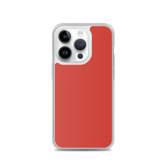 Plain Color Harley Red iPhone Case Clear Bump Resistant Flexible CREATIVETECH