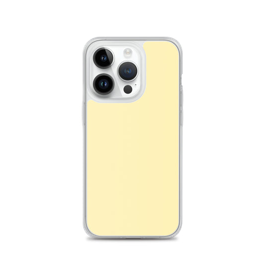Plain Color Banana Yellow iPhone Case Clear Bump Resistant CREATIVETECH