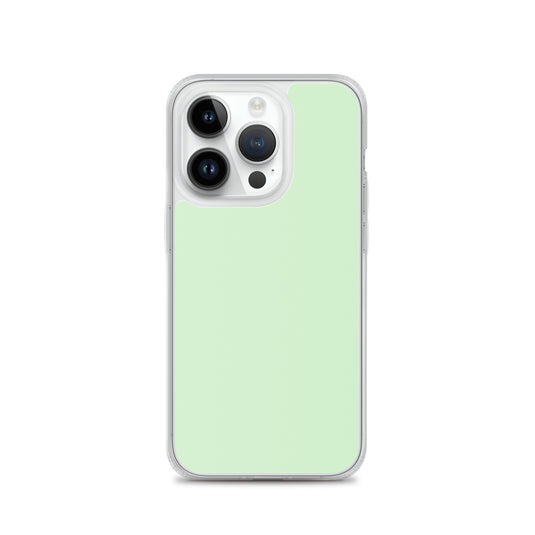 Plain Color Tara Green iPhone Case Clear Bump Resistant CREATIVETECH