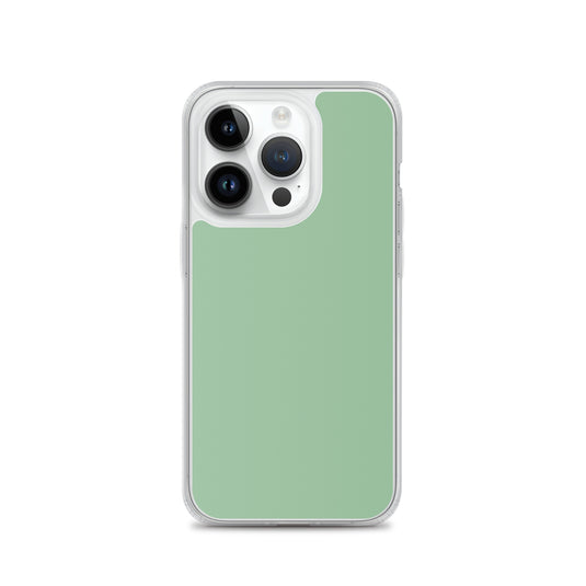 Plain Color Sea Green iPhone Case Clear Bump Resistant CREATIVETECH