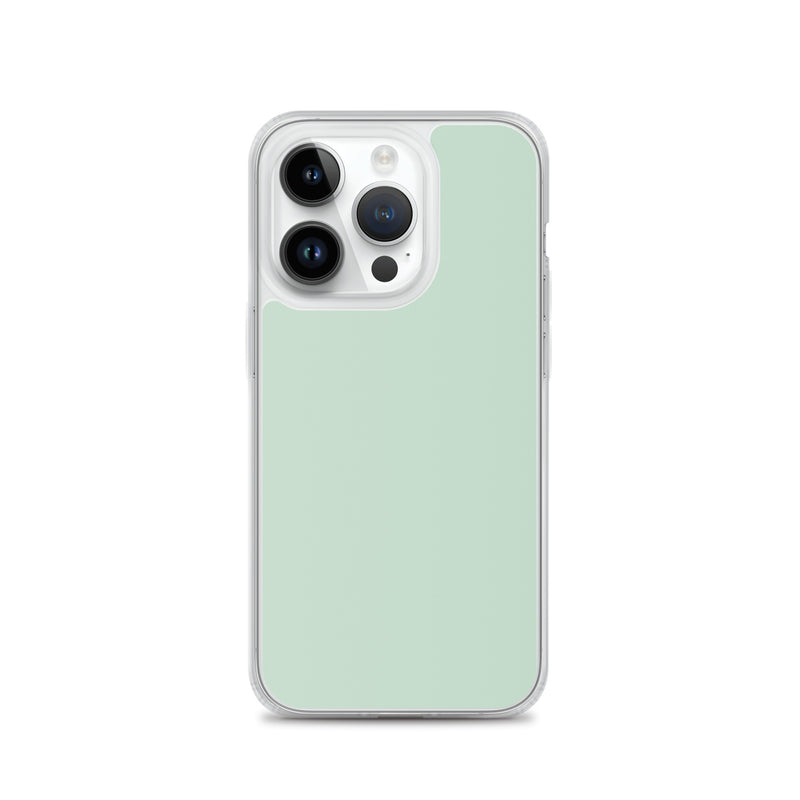 Load image into Gallery viewer, Plain Color Shallow Edgewater Blue iPhone Case Clear Bump Resistant CREATIVETECH