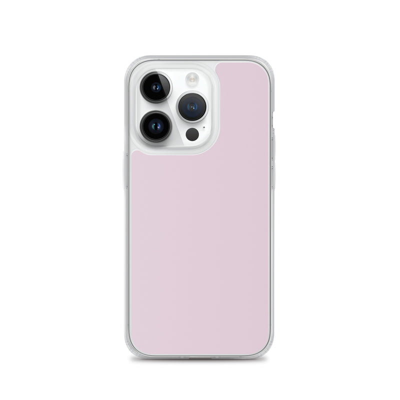 Load image into Gallery viewer, Pale Twilight Pink iPhone Clear Thin Case Plain Color CREATIVETECH