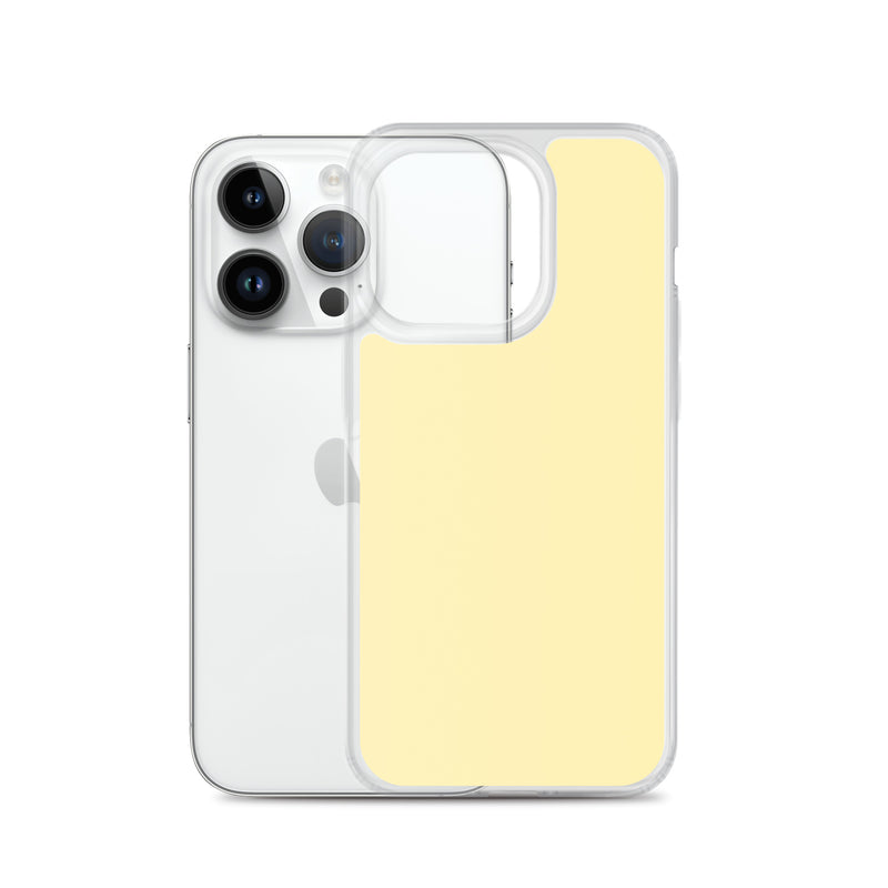 Load image into Gallery viewer, Plain Color Banana Yellow iPhone Case Clear Bump Resistant CREATIVETECH