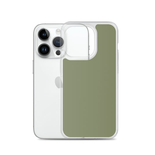 Plain Color Finch Green iPhone Case Clear Bump Resistant CREATIVETECH