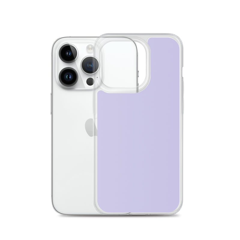 Load image into Gallery viewer, Melrose Purple Blue iPhone Clear Thin Case Plain Color CREATIVETECH
