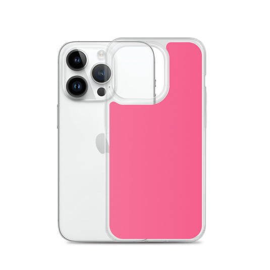 Brink Pink iPhone Clear Thin Case Plain Color CREATIVETECH