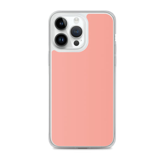 Plain Color Mona Lisa Pink iPhone Case Clear Bump Resistant Flexible CREATIVETECH
