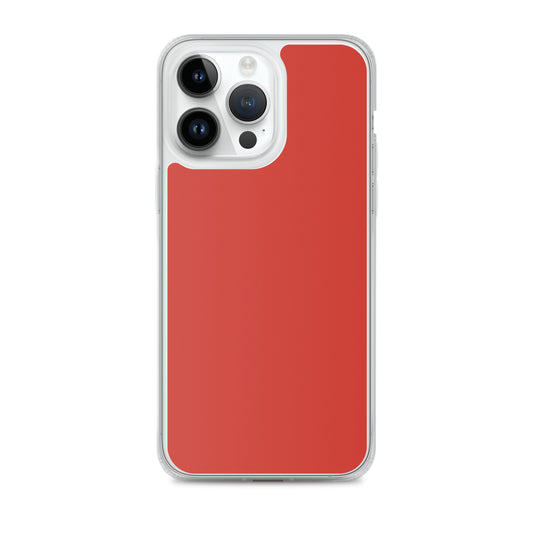 Plain Color Harley Red iPhone Case Clear Bump Resistant Flexible CREATIVETECH