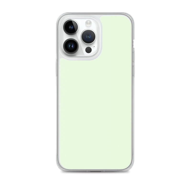 Load image into Gallery viewer, Plain Color Panache Green iPhone Case Clear Bump Resistant CREATIVETECH