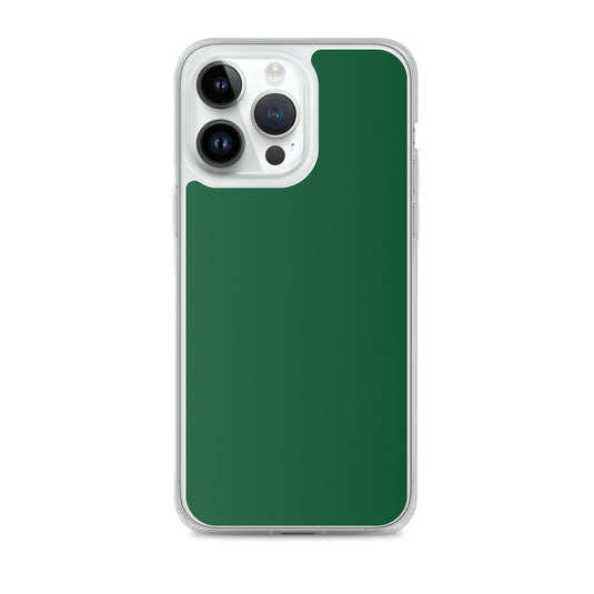 Plain Color Forest Green iPhone Case Clear Bump Resistant CREATIVETECH