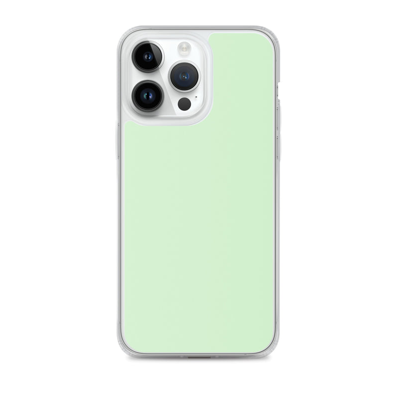 Load image into Gallery viewer, Plain Color Tara Green iPhone Case Clear Bump Resistant CREATIVETECH