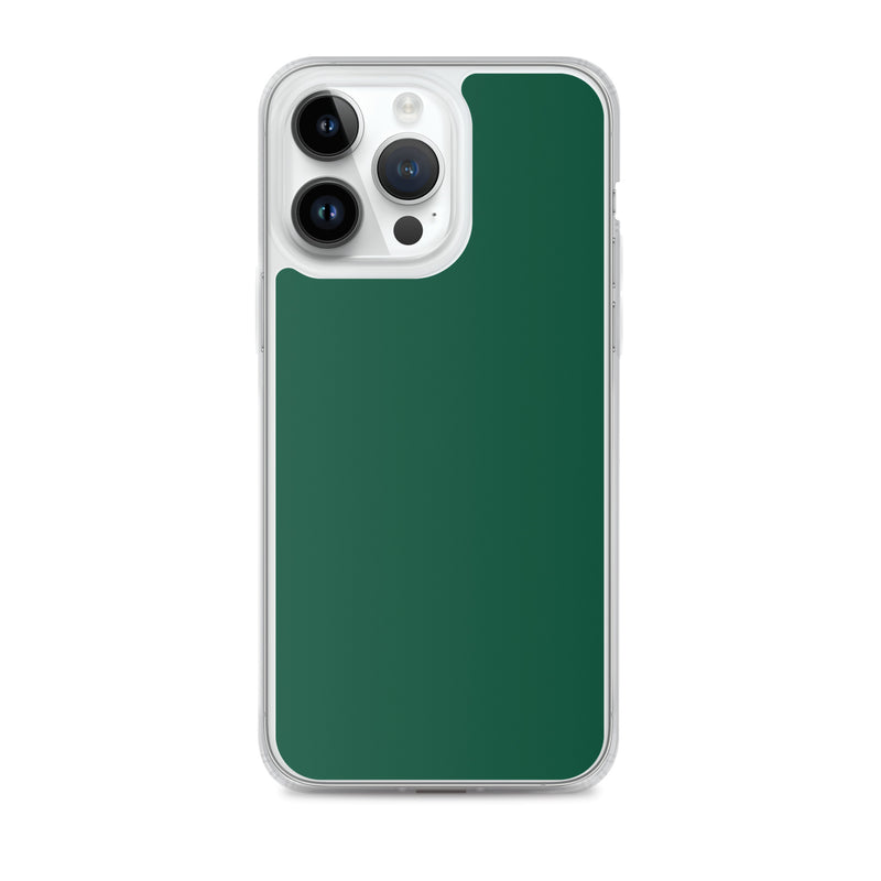 Load image into Gallery viewer, Plain Color British Racing Green iPhone Case Clear Bump Resistant CREATIVETECH