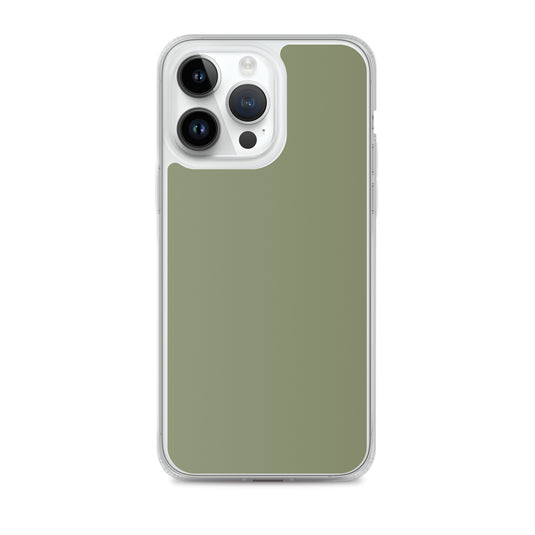 Plain Color Finch Green iPhone Case Clear Bump Resistant CREATIVETECH