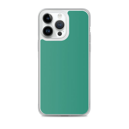Plain Color Elf Green iPhone Case Clear Bump Resistant CREATIVETECH