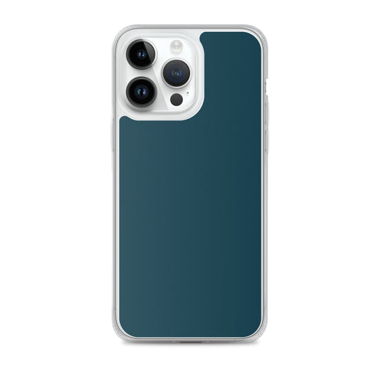 Plain Color Blue Whale iPhone Case Clear Bump Resistant CREATIVETECH