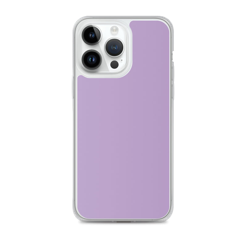 Load image into Gallery viewer, East Side Violet Purple iPhone Clear Thin Case Plain Color CREATIVETECH