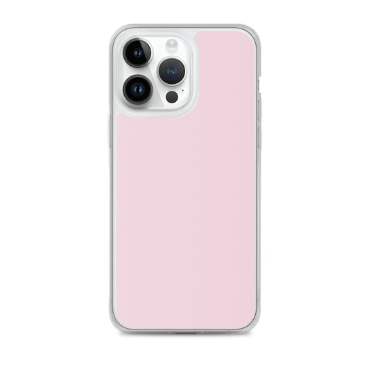 Lace Pink iPhone Clear Thin Case Plain Color CREATIVETECH