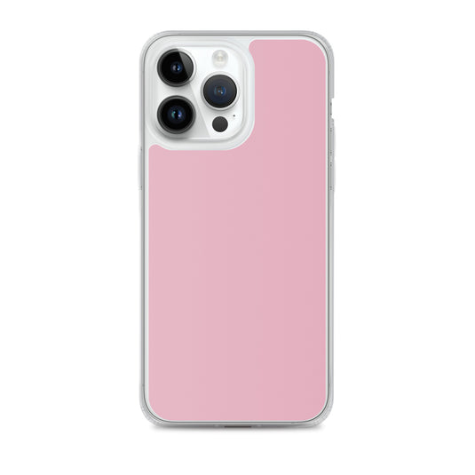 Melanie Pink iPhone Clear Thin Case Plain Color CREATIVETECH