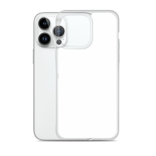 Plain Color White iPhone Case Clear Bump Resistant Flexible CREATIVETECH