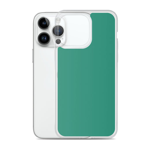 Plain Color Elf Green iPhone Case Clear Bump Resistant CREATIVETECH