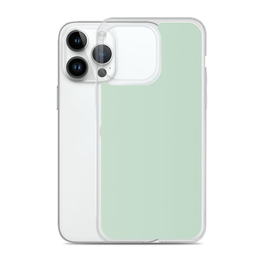 Plain Color Shallow Edgewater Blue iPhone Case Clear Bump Resistant CREATIVETECH